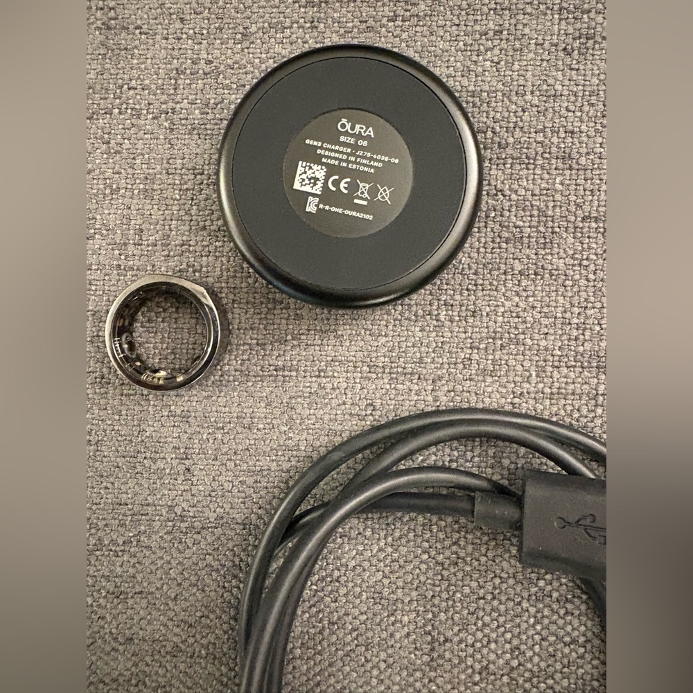 Oura Ring and Charger